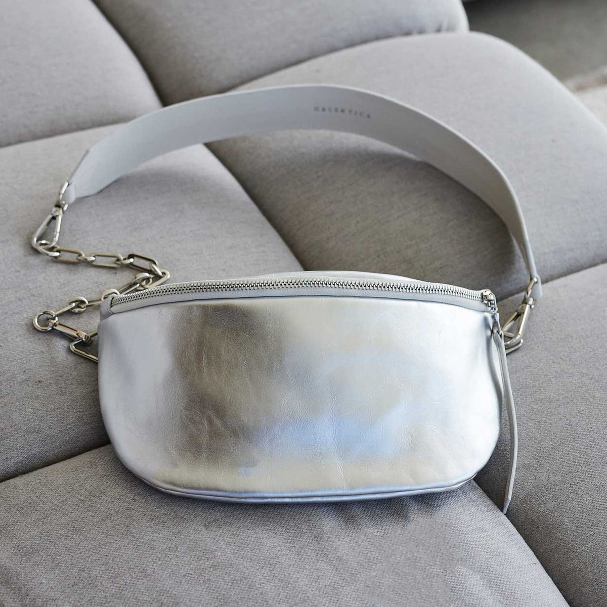 [FALLETT] LUNA BAG SILVER ★大人気★ Moon Bag silver | Galektica